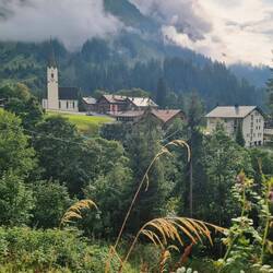 Walserdorf Schröcken - kurzes Sonnenfenster!