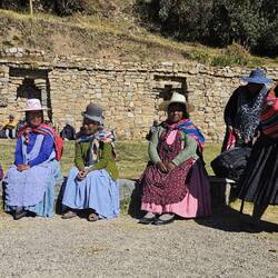 Cholitas, traditionelle Frauen aus Bolivien