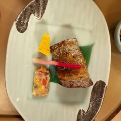 Grilled Sun-Dried Cutlass Fish Seasoned with Mirin