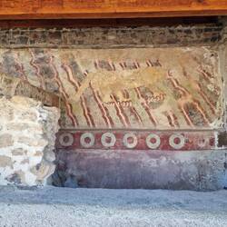 Originale Wandbemalung eines Jaguar