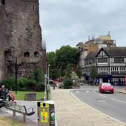 Video of Swansea Castle ruins and surrounding city