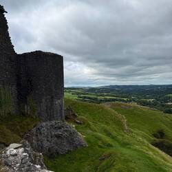 View from the castle ramparts