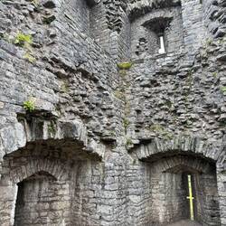 One of the remaining towers
