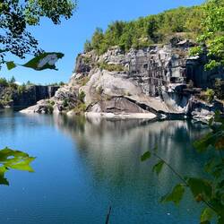 Wasser sammelte sich und ist ca 150 Meter tief