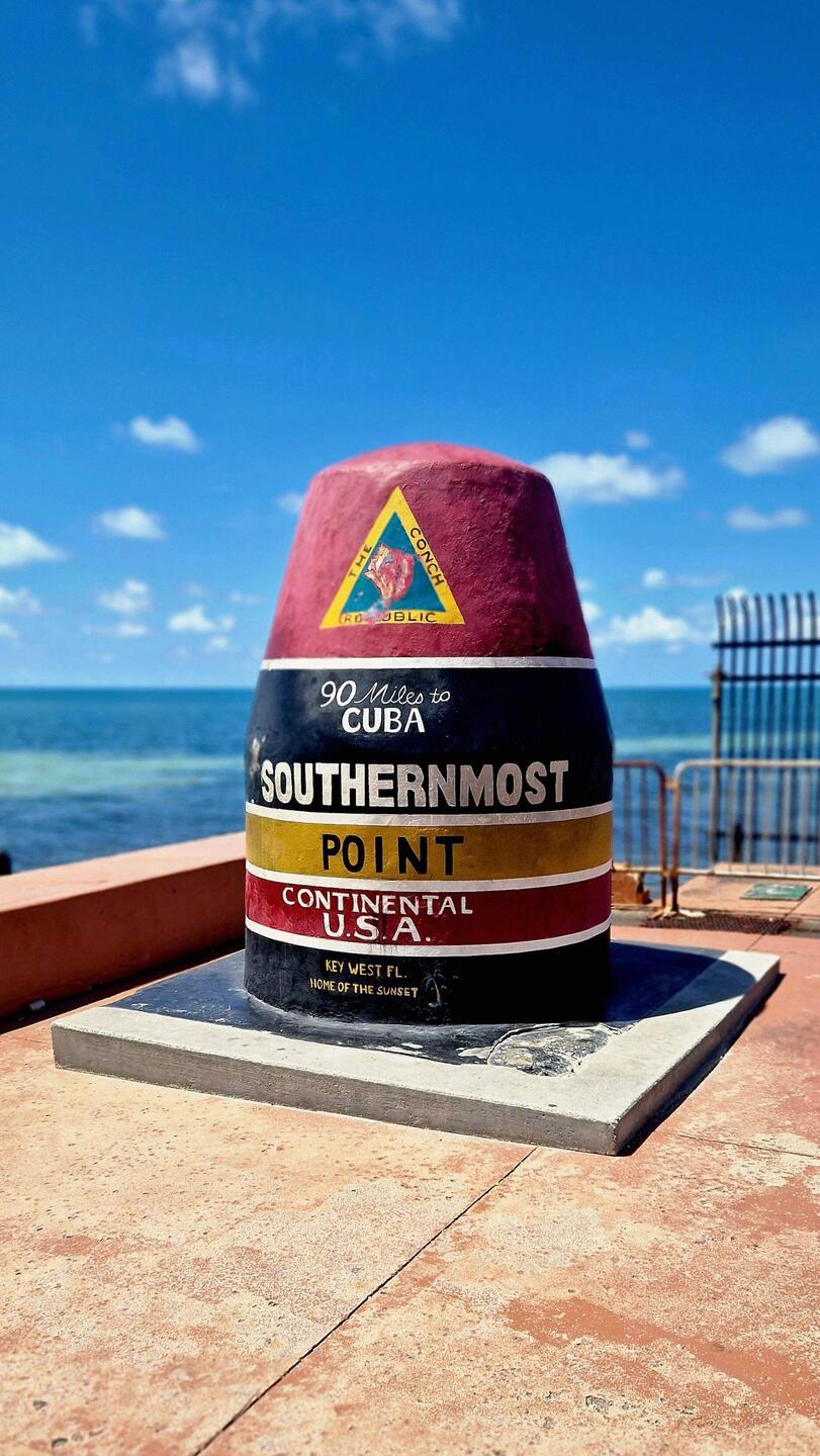 Südlichster Punkt der USA... noch 90 Meilen bis Cuba