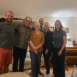 Abendessen bei Freunden von Jack & Maureen. Ein schöner und leckerer Abend