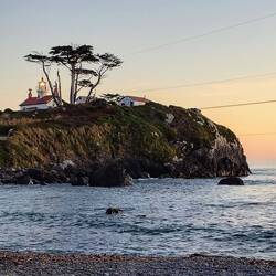 Leuchtturm am Abend ...