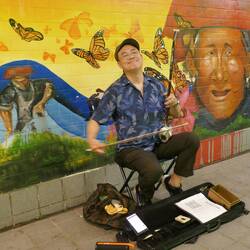 Titanic My Heart will Go On played with an Asian accent