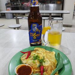 Oyster omelette