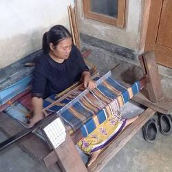 Tissage de sarong