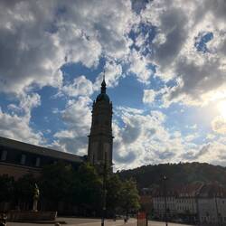 Abendstimmung über dem Marktplatz