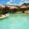 Camping with swimming pool near the Mani-Chan cenote.