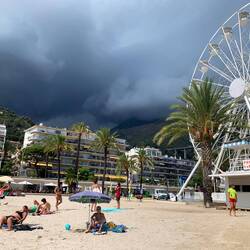 Das Gewitter kommt näher.😬