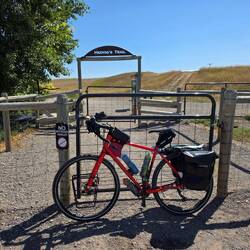 Hedvig trail in the Bridger foothills. Good for hiking and a large dog park.