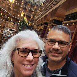 Inside the Hyatt Regency, fancy!