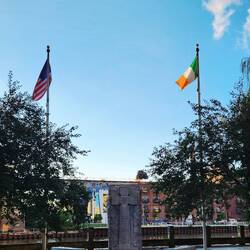 Nice tribute to the Irish potato famine, see next pic