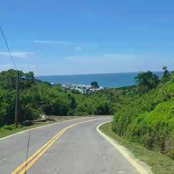 Sweeping downhill in the sun