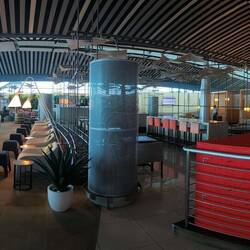 in der Lounge...