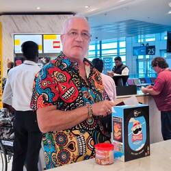 unsere letzten mauritischen Rupien geben wir im Duty-Free-Shop 🛍️ aus