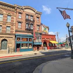 Leere Straßen in den USA