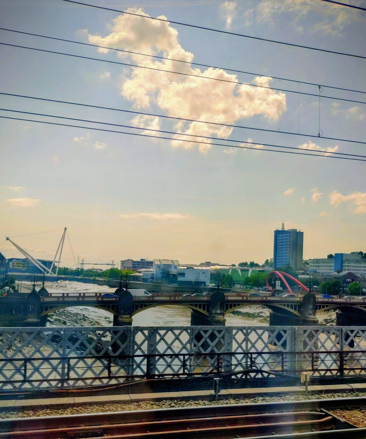 Über den Fluss Usk