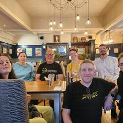 A family lunch at the Kingfisher