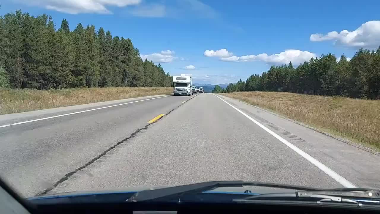 Alle fahren weg.