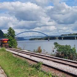 Die letzten Blicke auf den Mississippi River