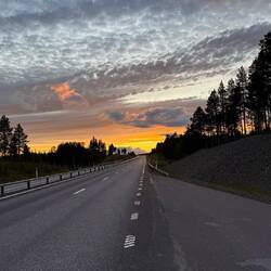 Wunderschöne Abendstimmung.