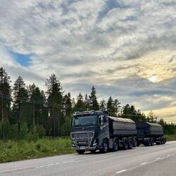 90-Tonner von der Mine.