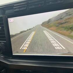 Einstellung off Road das man sehen kann wieviel Platz noch zum Rand ist 😳