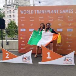 Silver and Gold Gross - for ladies of a certain age. Bronze medallist missed the ceremony