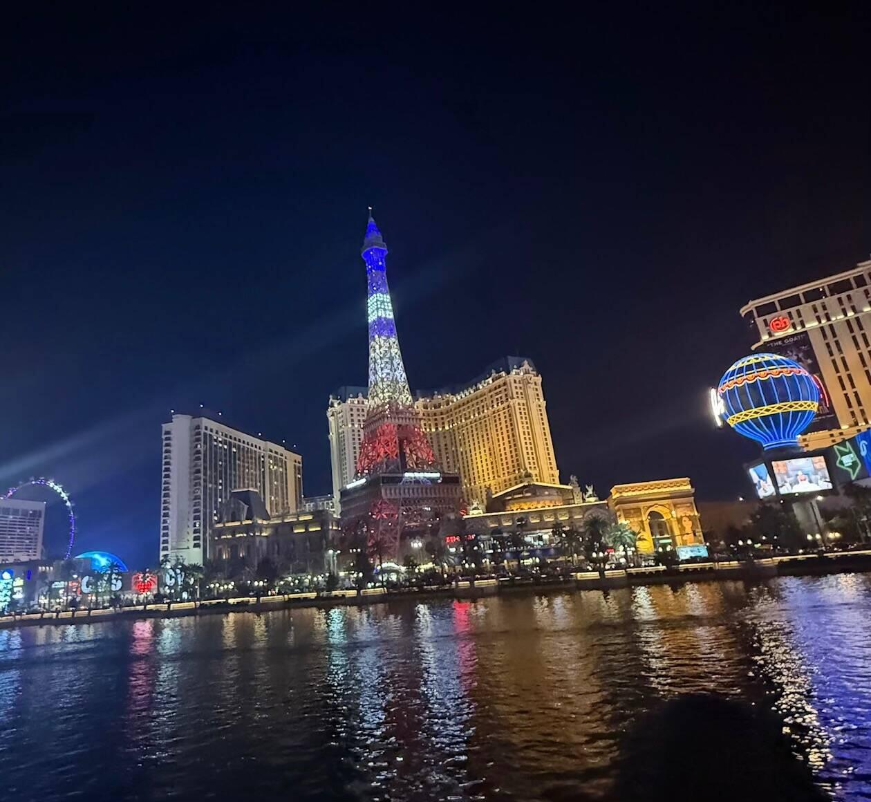 Looking back from the Bellagio to "Paris"