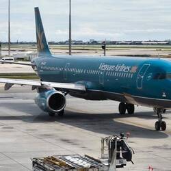 unser Flieger nach Vietnam