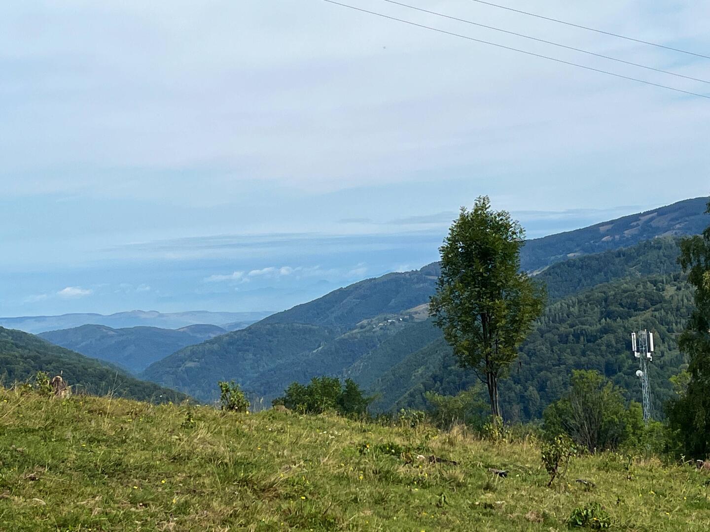 Aufstieg zum Abzweig nach Trasă