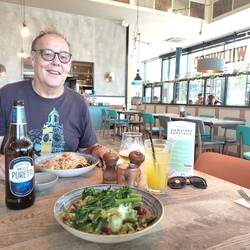 Tasty lunch at Wildwood on Baron's Quay