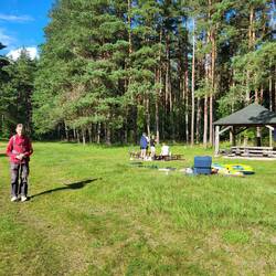 Campingspot für Wasserwanderer.