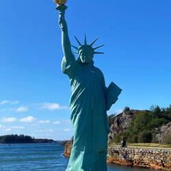 Modell der originalen Freiheitsstatue