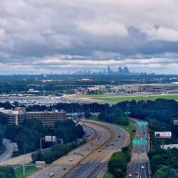 Ankunft in Atlanta