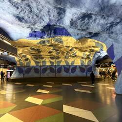 U-Bahn-Kunst an der Station T-Centralen