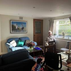 Our lovely home for the next week, full of English charm