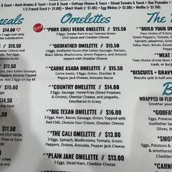YES, Lee had the PORK CHILI VERDE OMELETTE (per Guy Fieri)