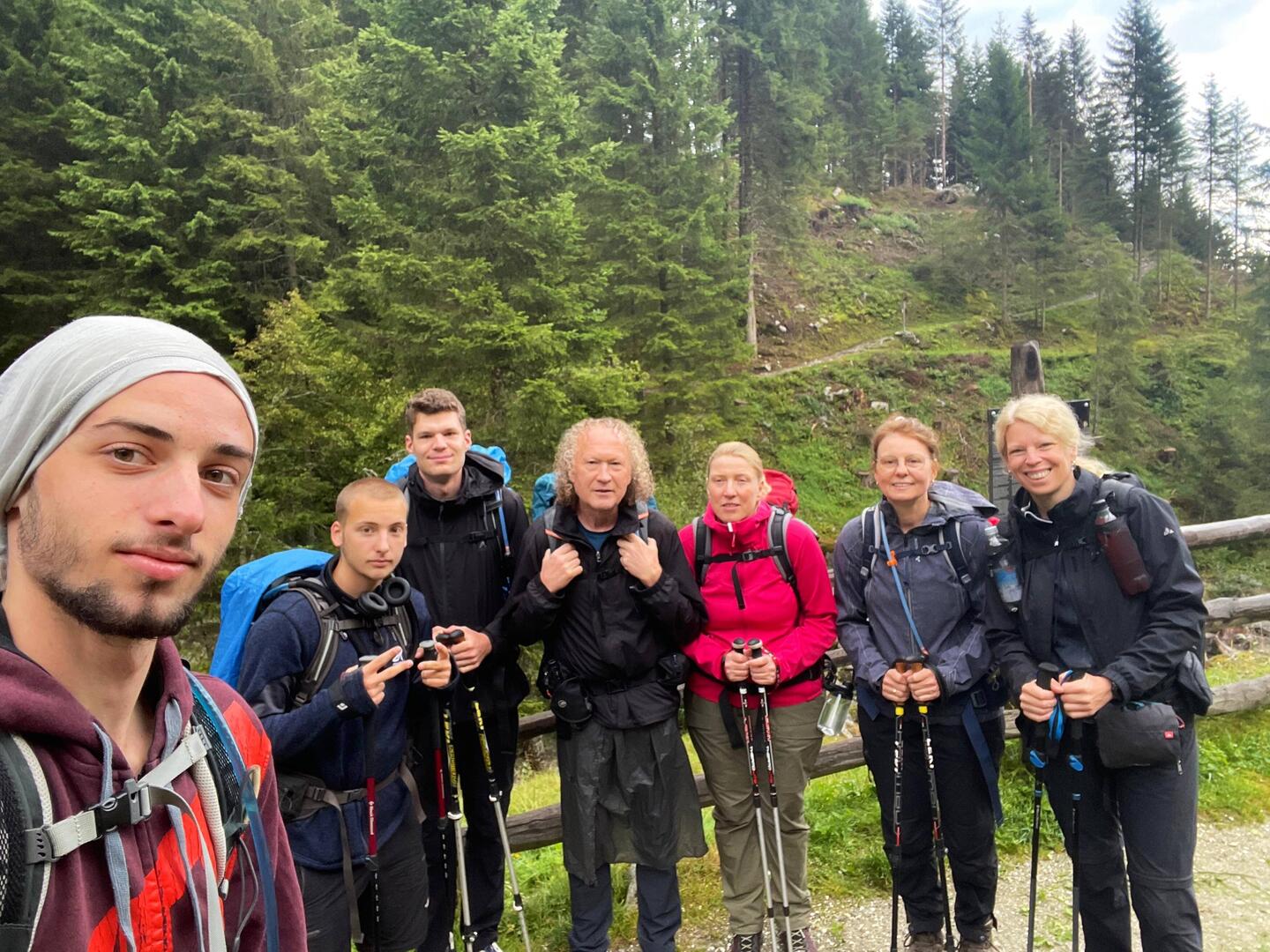 Letzter Start, leider nur zu Siebt!