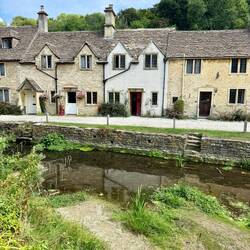 These houses have lined this creek for centuries