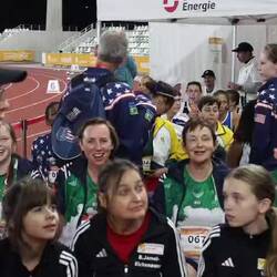 Ladies 4 * 400 relay team last night