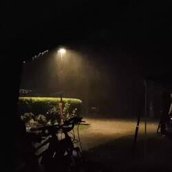 Pünktlich um 0:30 h war dann Weltuntergang angesagt.