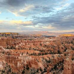 Stimmung zum Sonnenuntergang