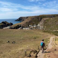 Approaching Kynance Cove