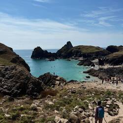 First views of Kynance Cove