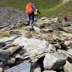 Aufstieg Rote Lenke Scharte [2794m]
